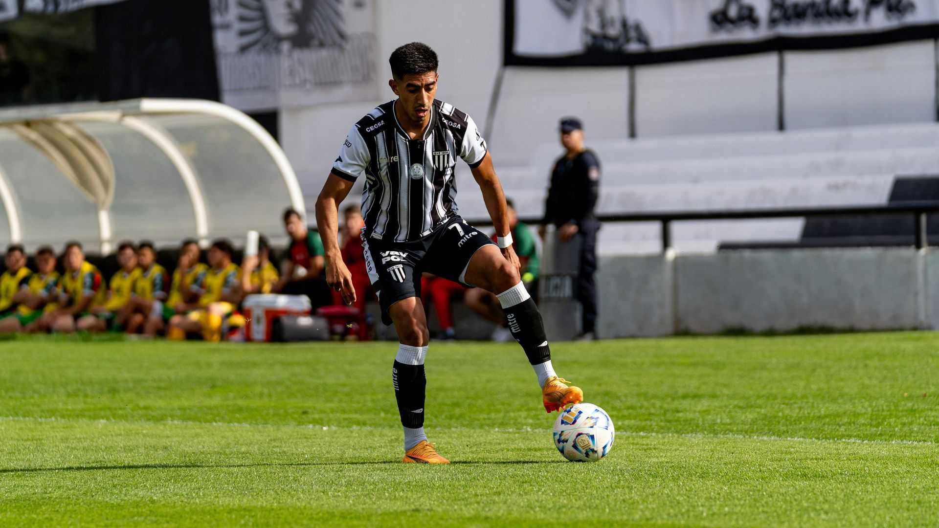 Youth player practicing ball mastery drills in Camden County