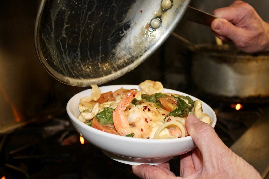 Chicken & Shrimp Pasta