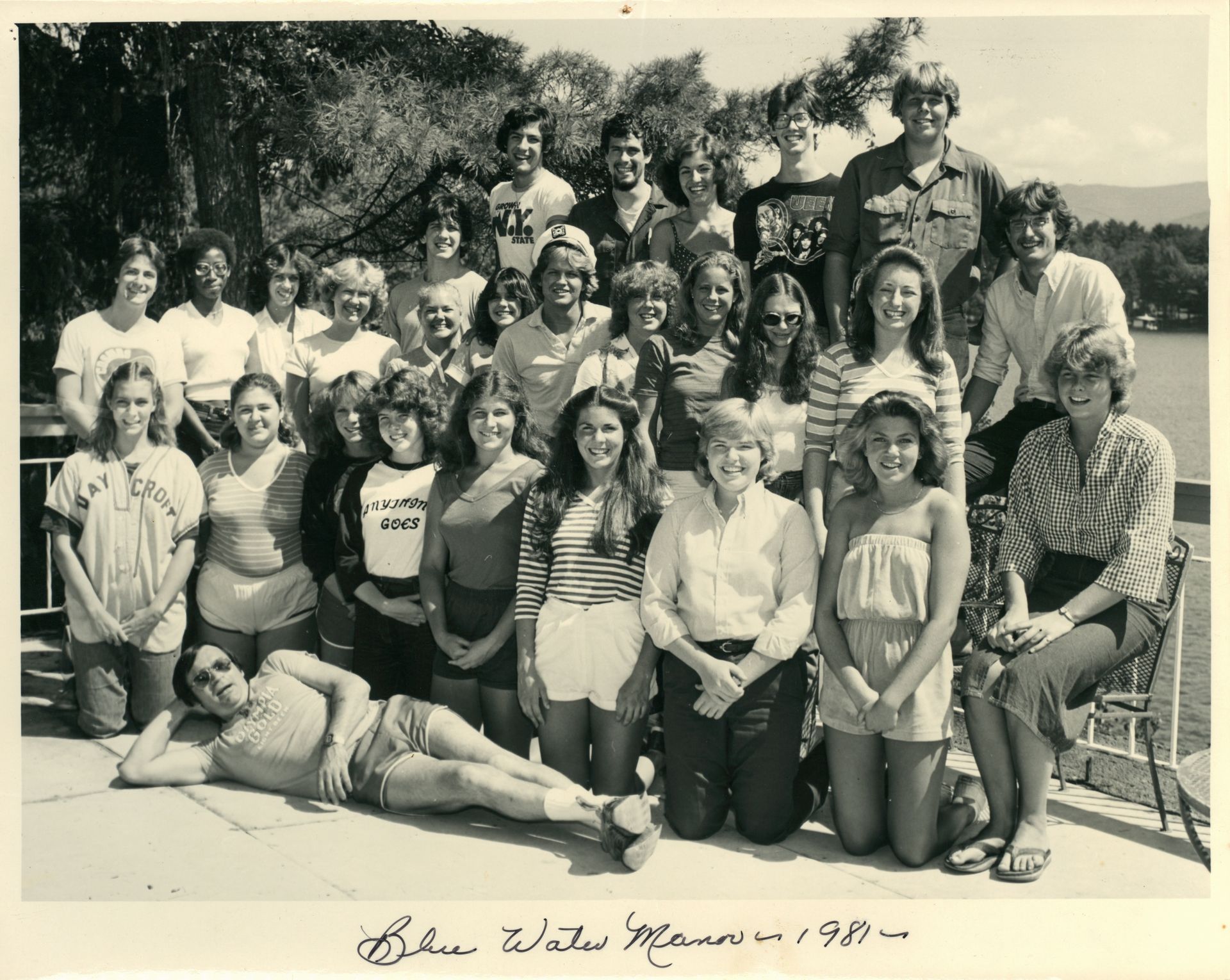 1980 Blue Water Manor staff photo