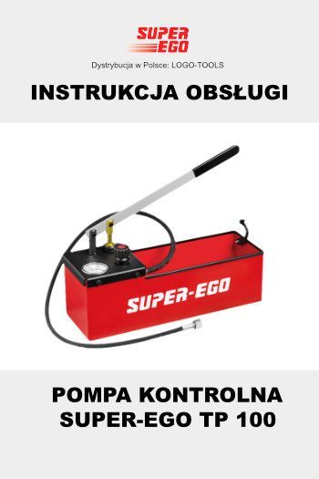SEGO pompa TP100 instrukcja obsługi