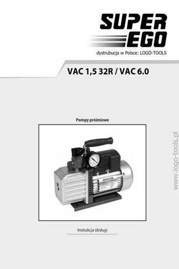 INSTRUKCJA SEGO 1,5R32-6.0 pompy próżniowe instrukcja obsługi