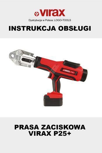 INSTRUKCJA OBSŁUGI   VIRAX-ZACISKARKA VIPER P25+