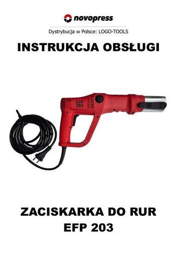 INSTRUKCJA OBSŁUGI Zaciskarka EFP 203 LOGO-TOOLS
