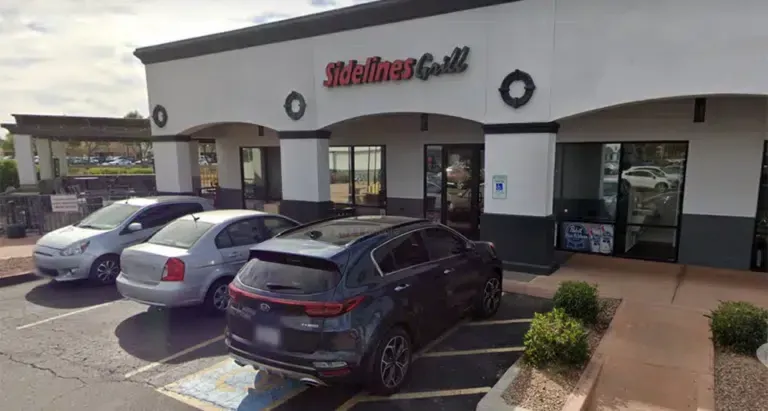 Car being detailed in parking lot in Chandler Az