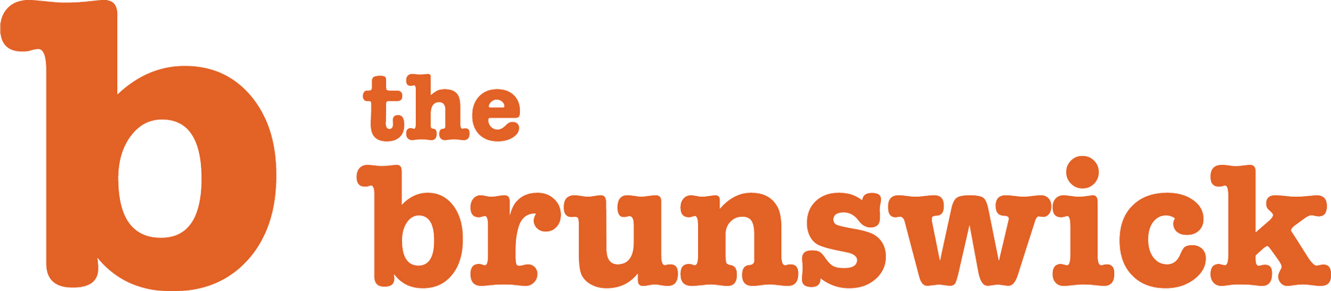 The Brunswick Logo (orange). 