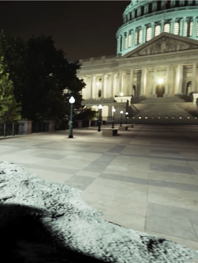 Ricostruzione in realtà virtuale per studio televisivo per riprese in real time