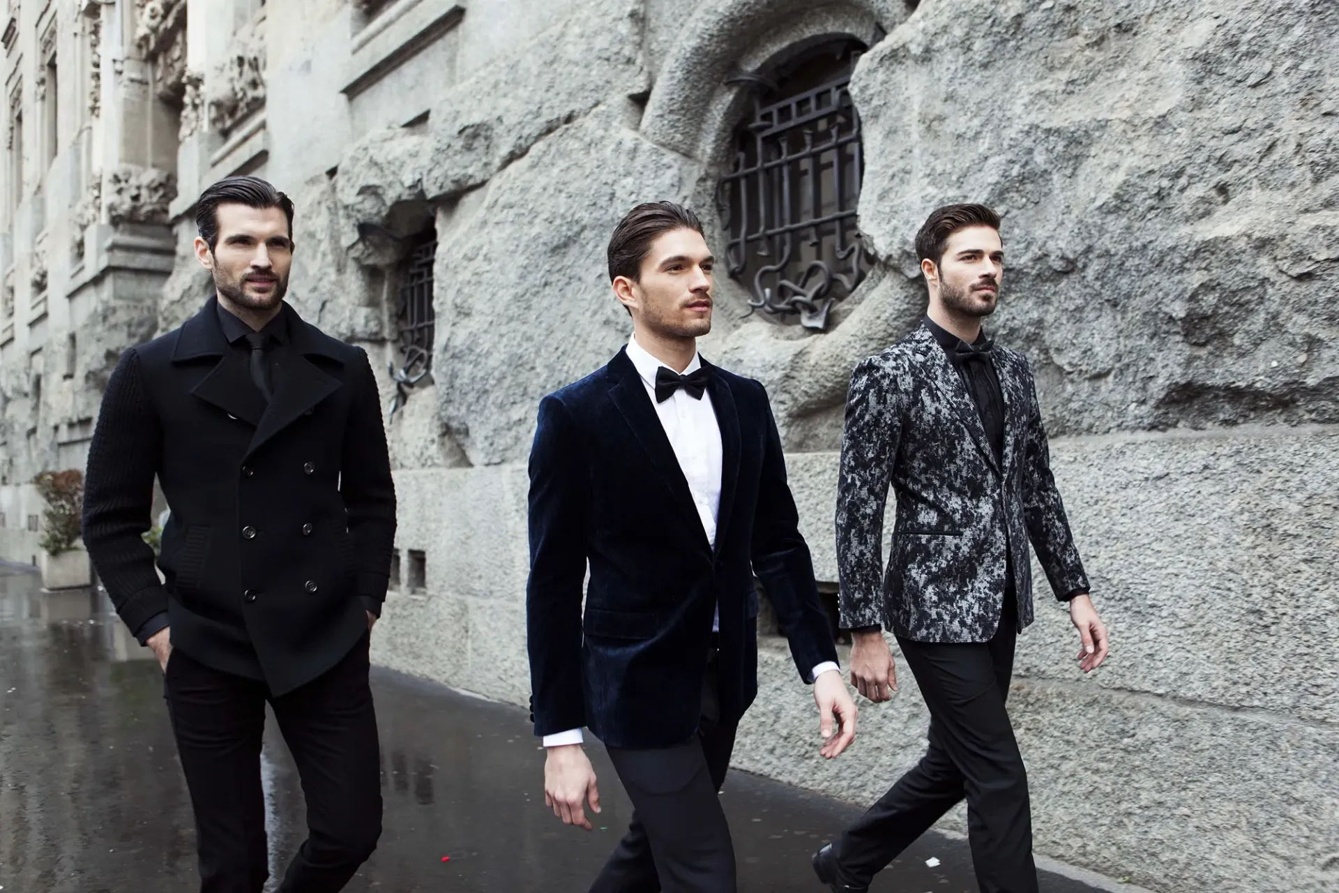 Fashion photo shooting outdoor per il marchio di abbigliamento VERRI