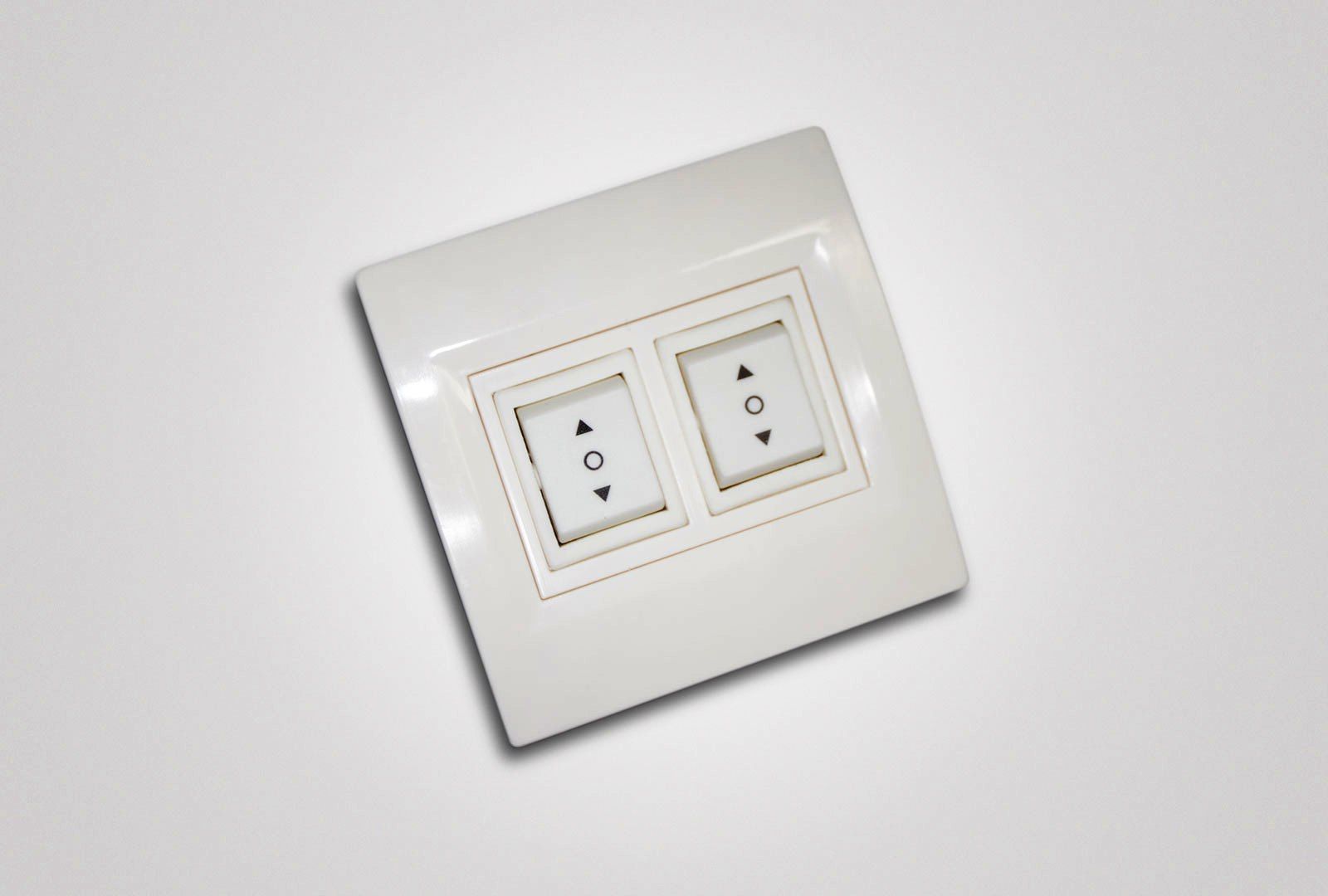 Interruptor duplo de Motor Tubular para Persianas