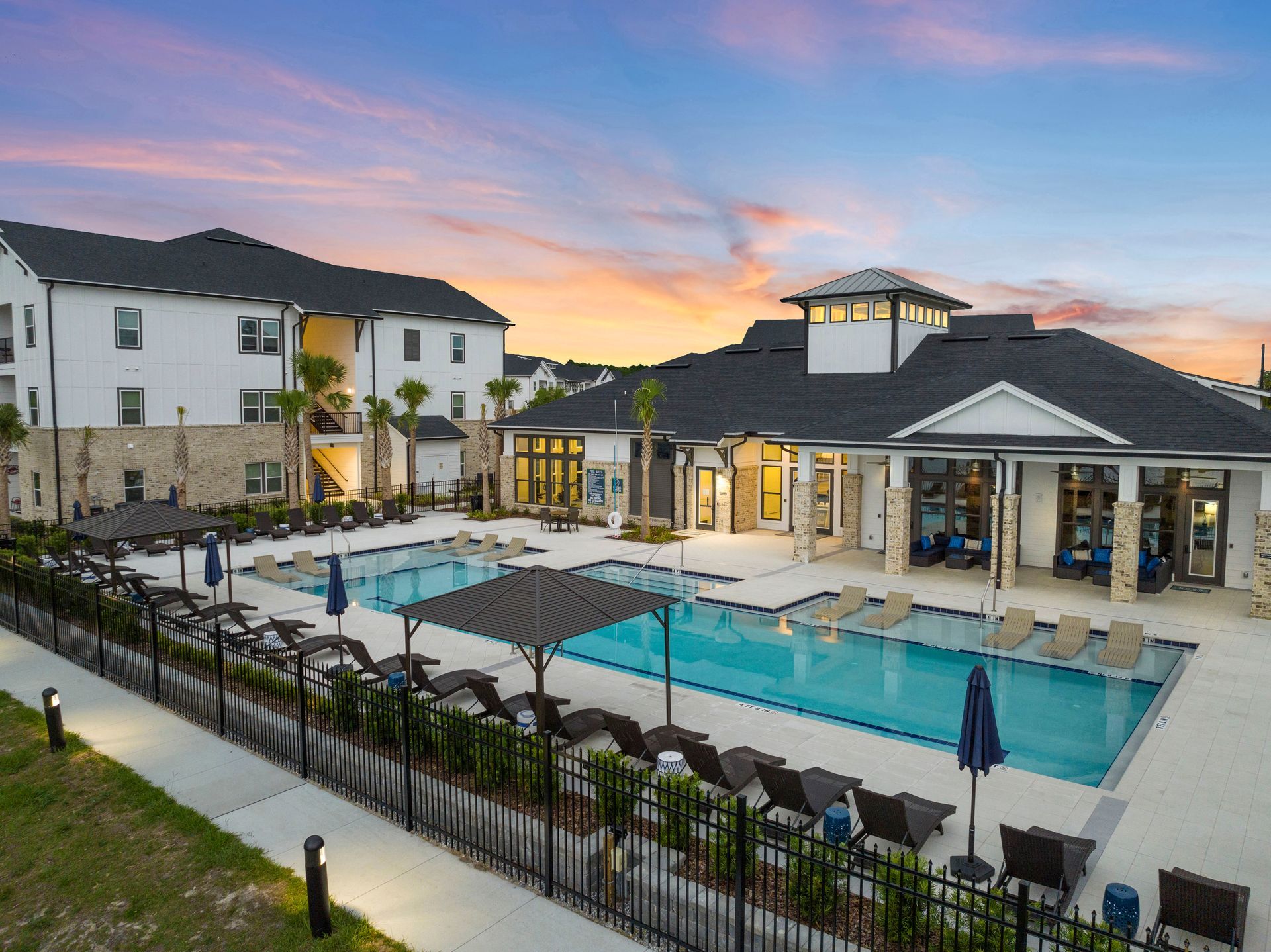 A large building with the number 7600 on the side of it