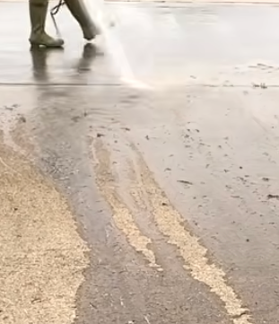Safe and effective window pressure washing using modern equipment.