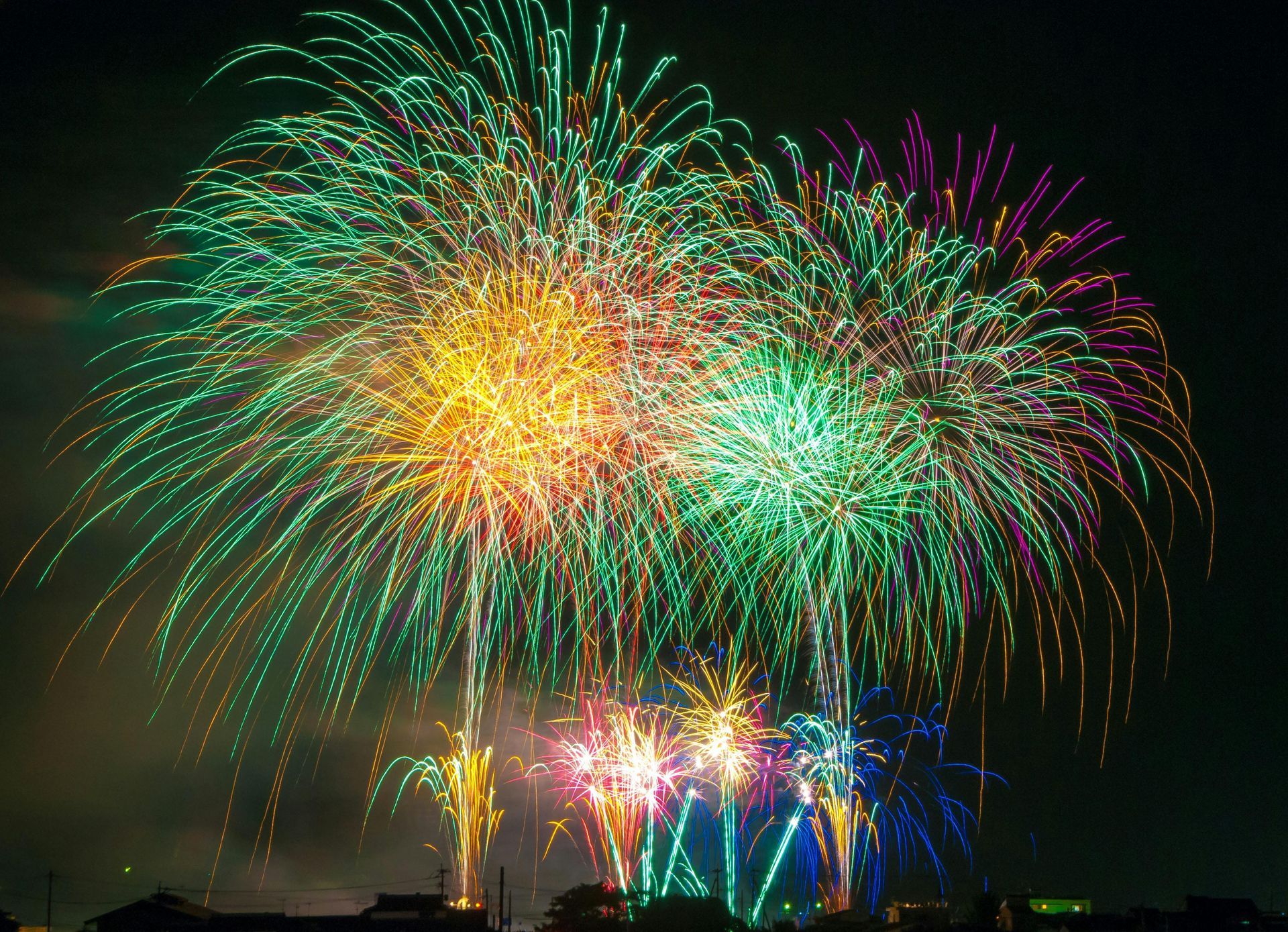 Yorkshire Bonfire Night fireworks display with Kiplin Lodge Park peaceful accommodation for families