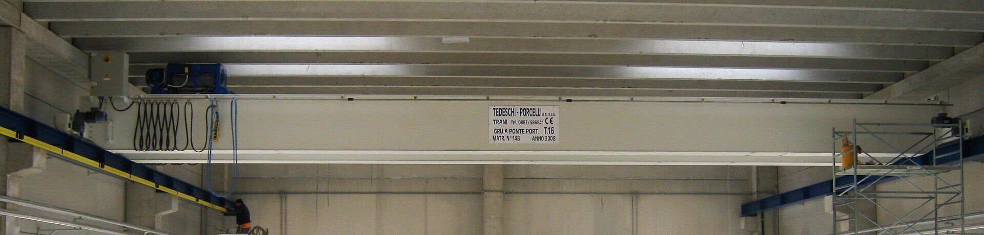 GRU A PONTE PORTATA T. 16 TEDESCHI-PORCELLI & C.