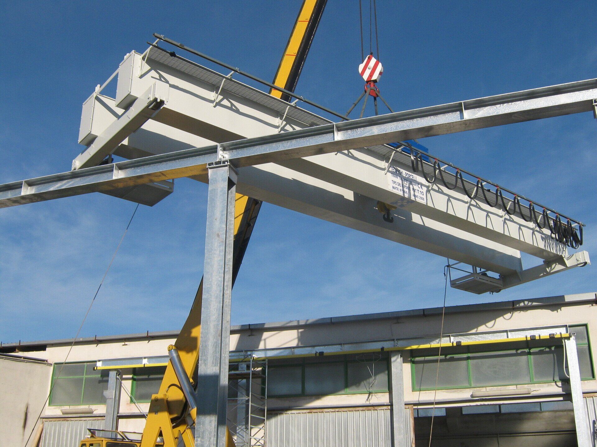 Gru a ponte portata T10
