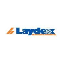 The laydex logo is blue and orange on a white background.