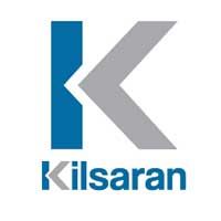 A blue and gray logo for a company called kilsaran