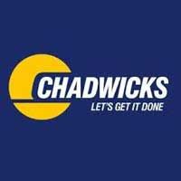The chadwicks logo is on a blue background.