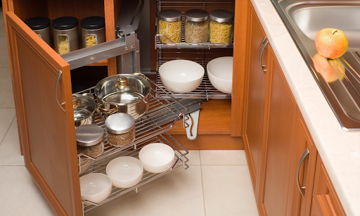 Pull-Out and Rotating Cabinets