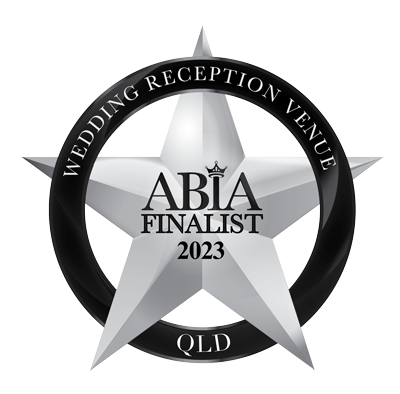 A badge that says wedding reception venue abia finalist 2023