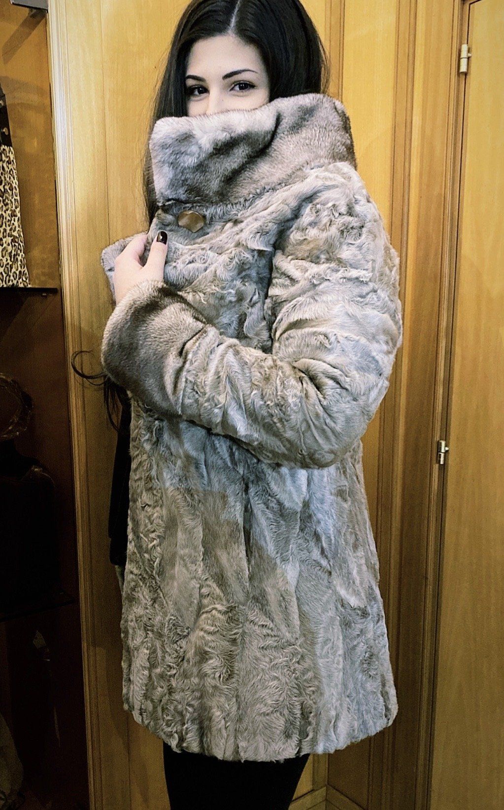 cappotto grigio chiaro