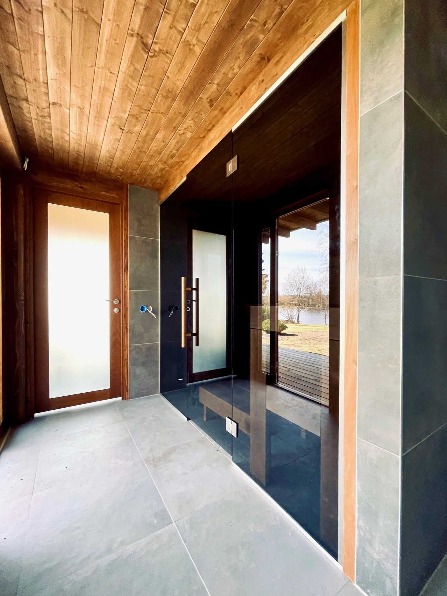 Sauna klaassein klaasuks hall klaas Pärnu