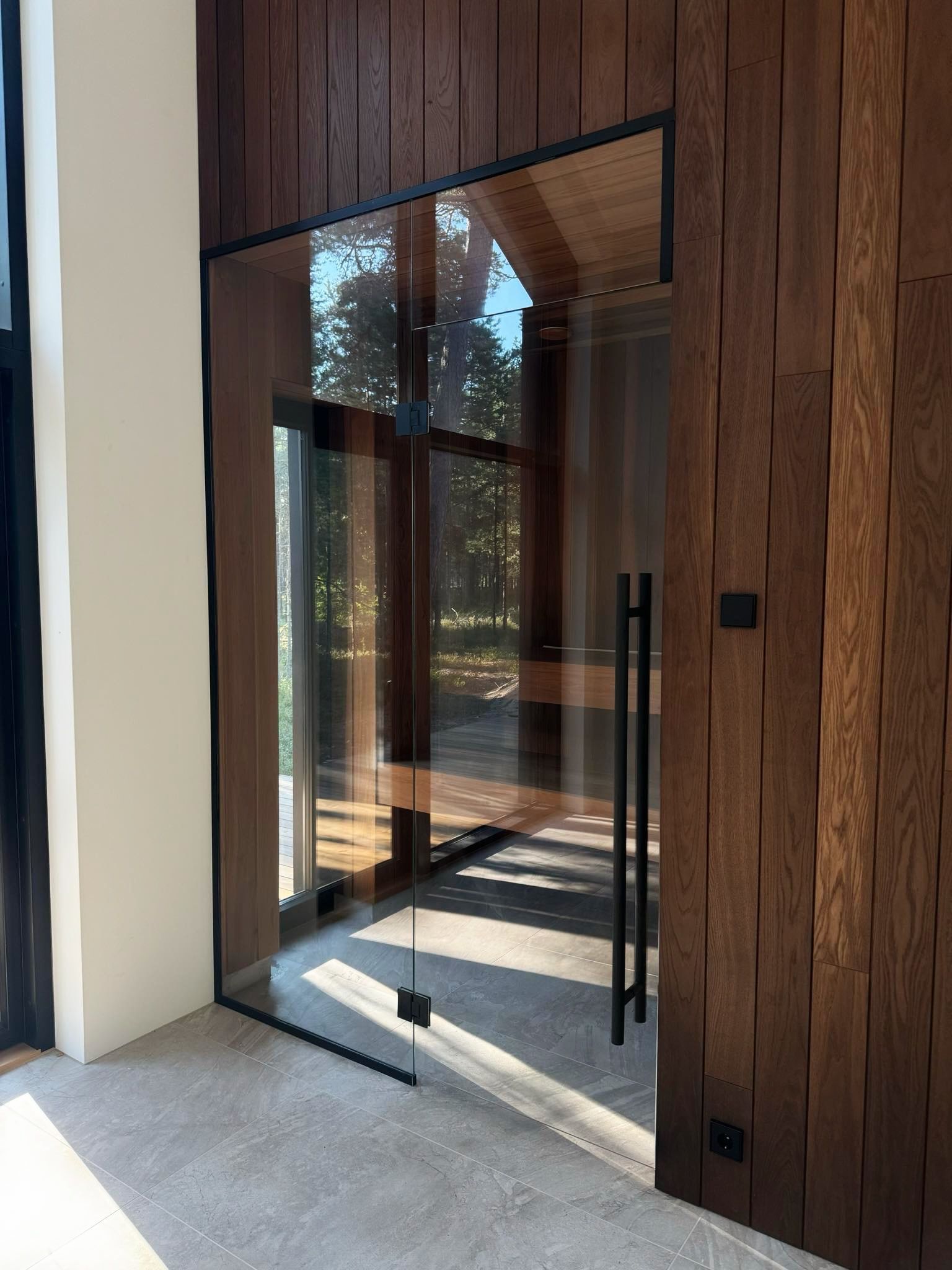 Sauna klaassein - eriti kirgas klaas