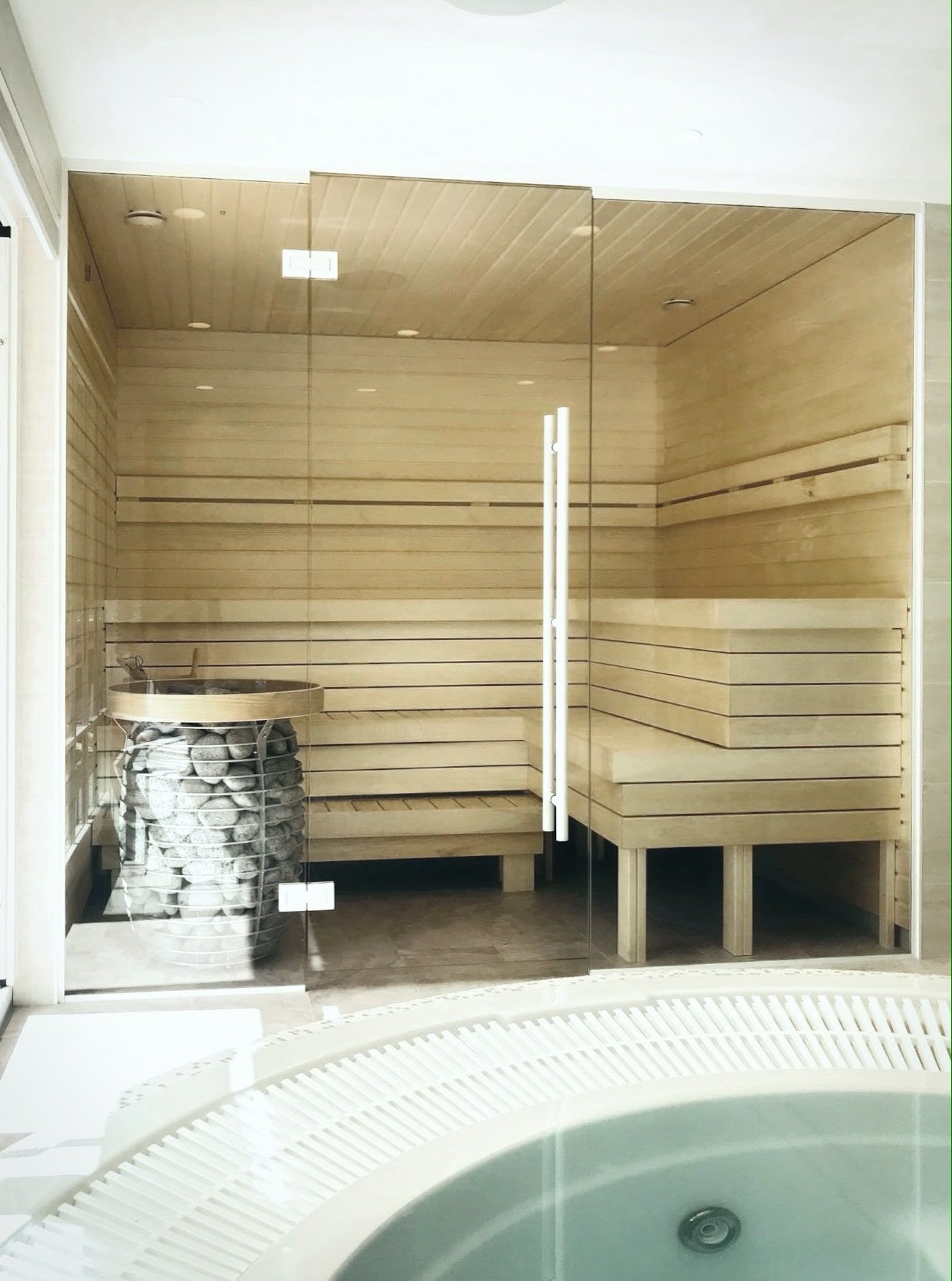Sauna klaassein