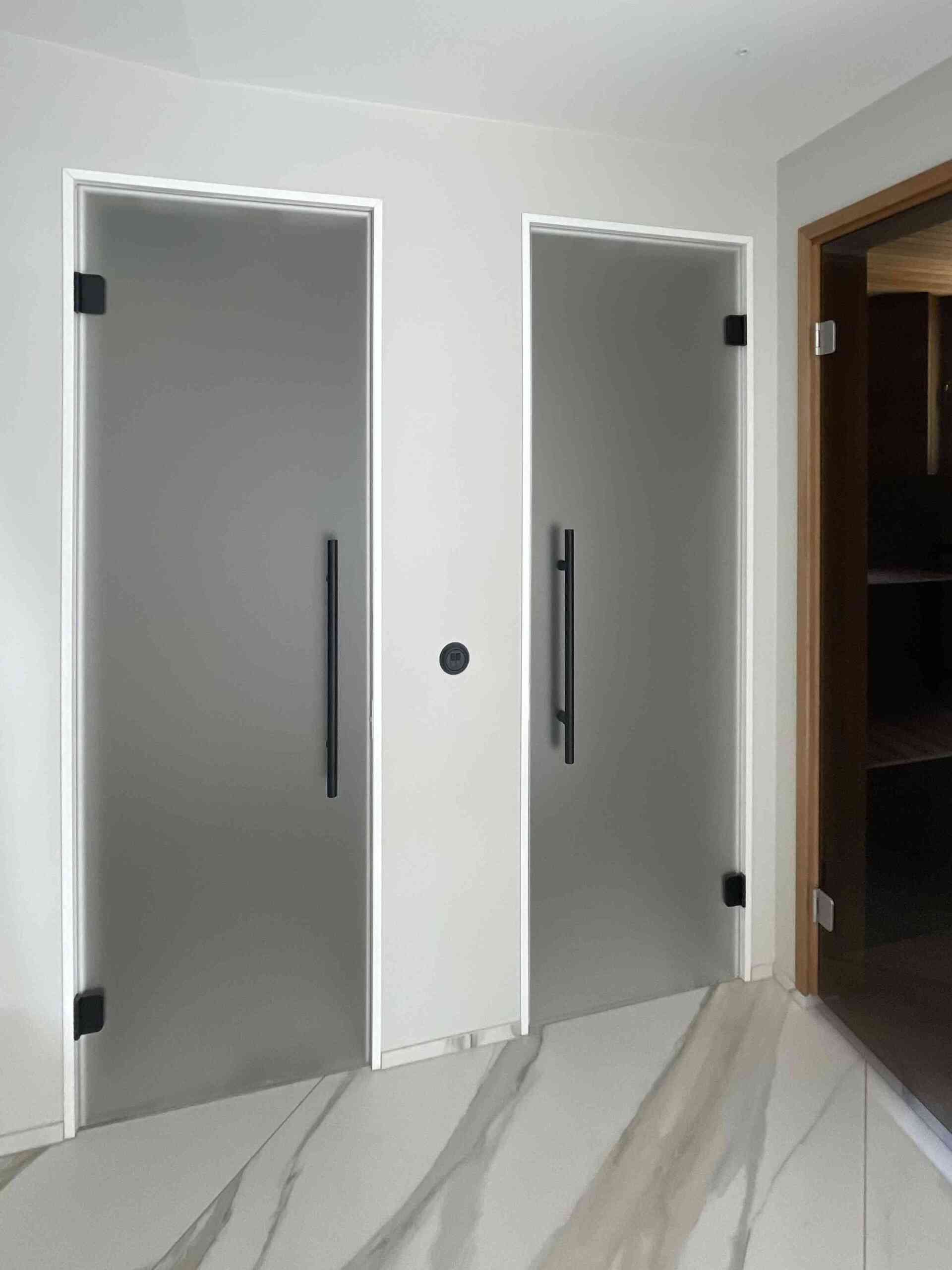 aurusauna klaasuks, sauna klaasuks, matt klaasiga klaasuks