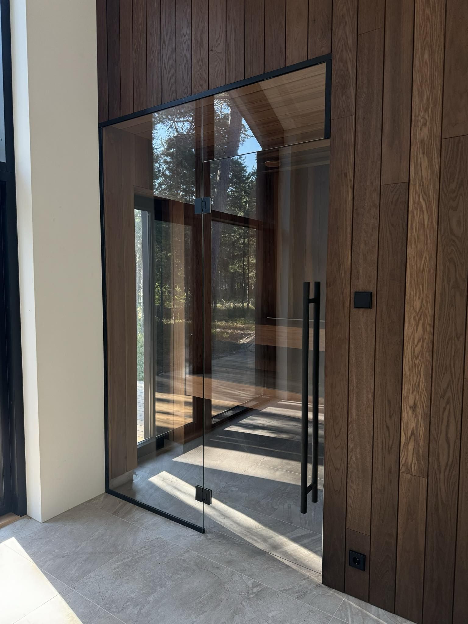 Sauna klaassein - eriti kirgas klaas