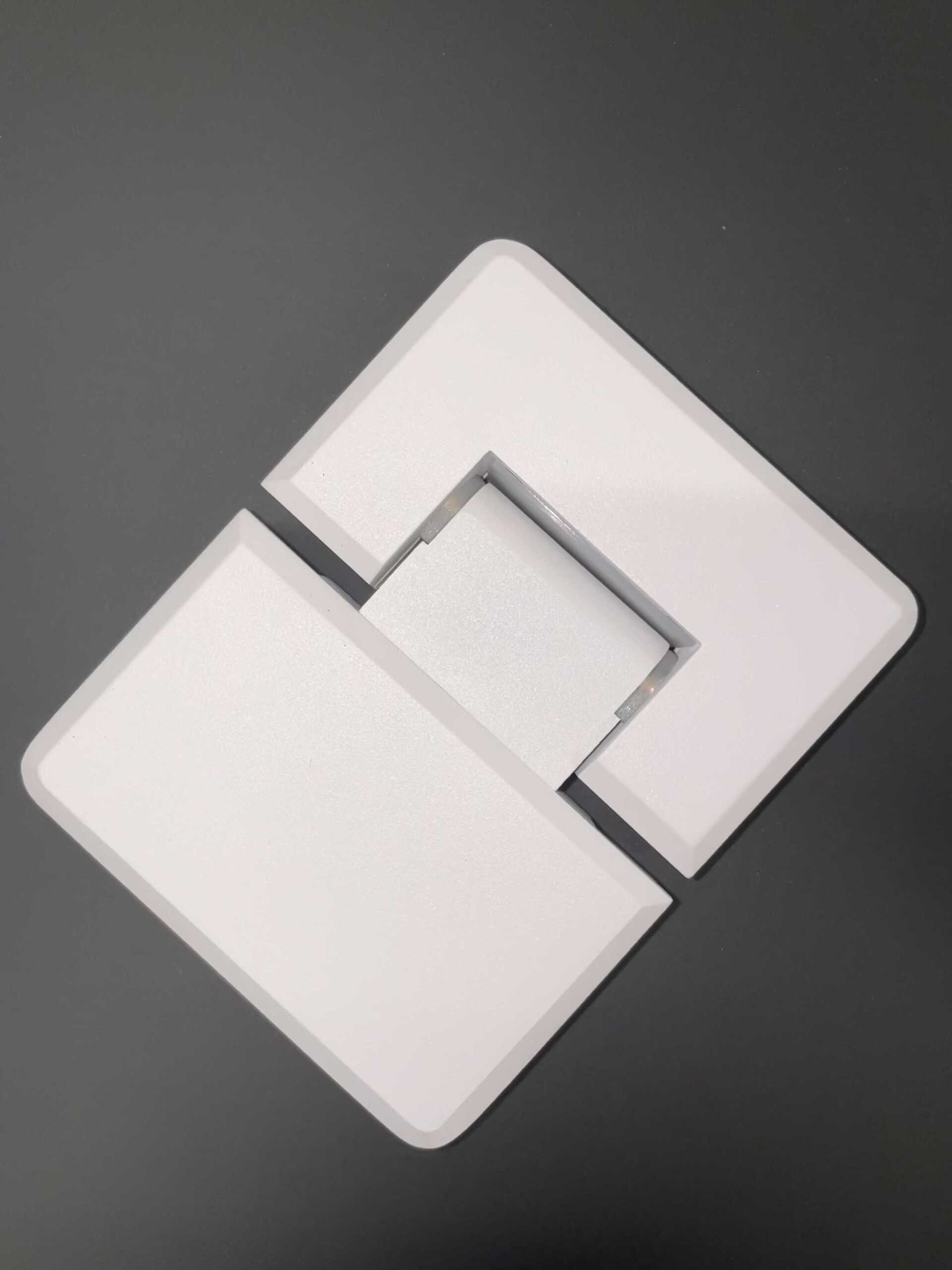 Klaasukse hing - valge dušiukse saunaklaasukse hing