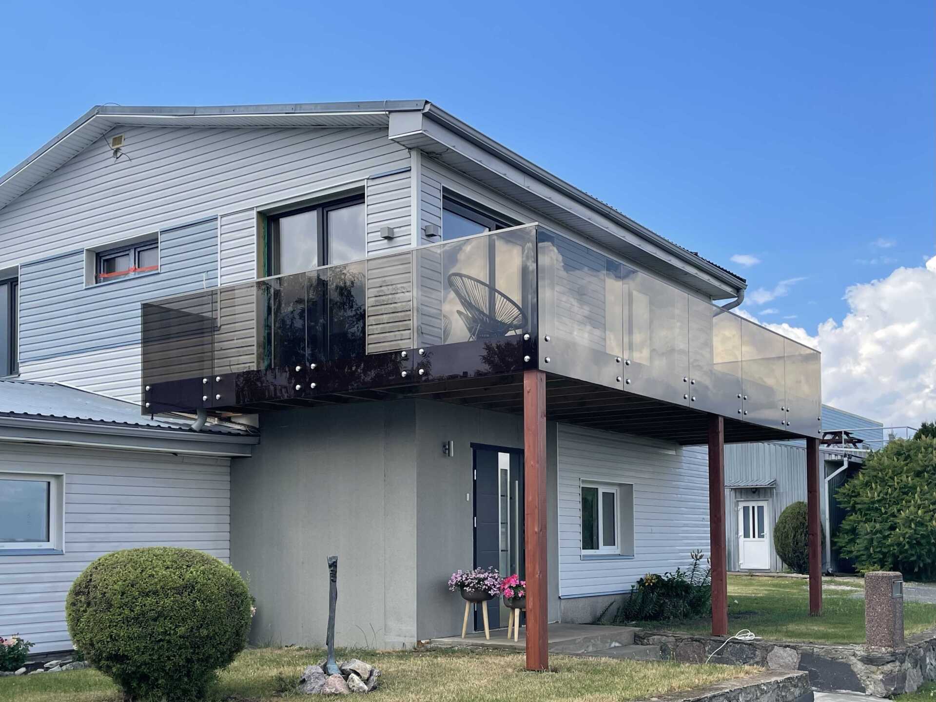 terrassipiirde klaas, terrassipiirded, rõdupiirded, väliklaasid