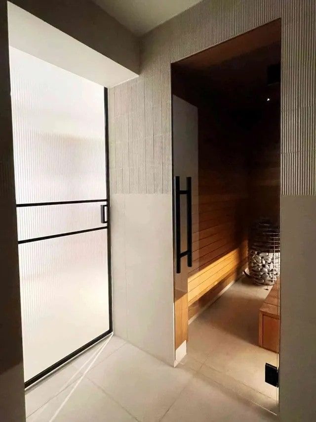 sauna klaasuks, saunauks klaas