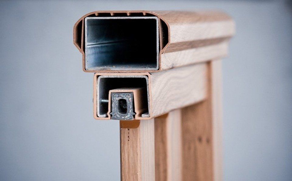 infissi in alluminio e legno