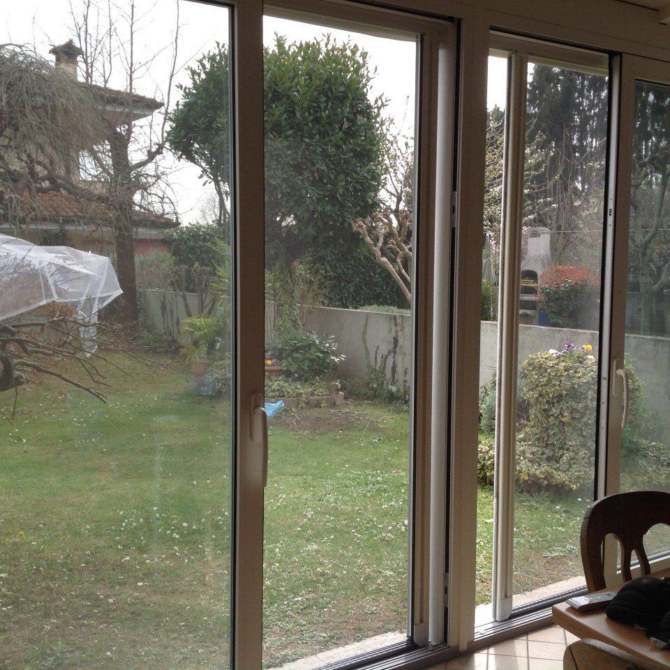 infissi in alluminio scorrevoli