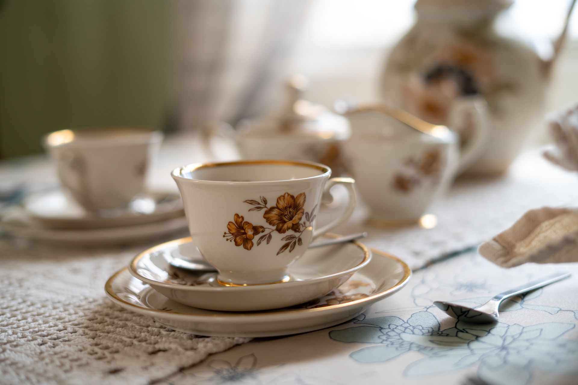 Vintage style coffee set