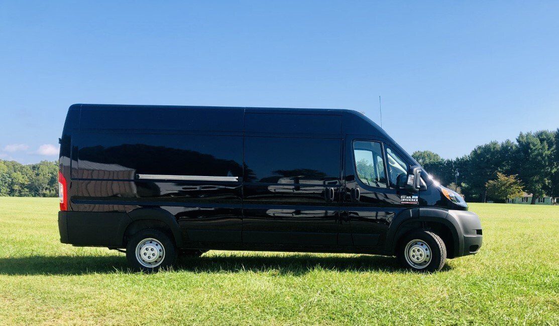 nightbird black customized van