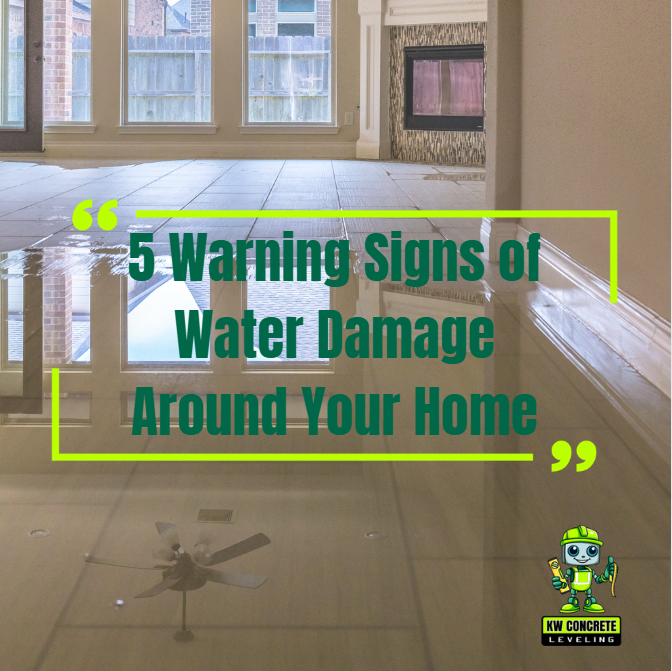 5 Warning signs of water damage