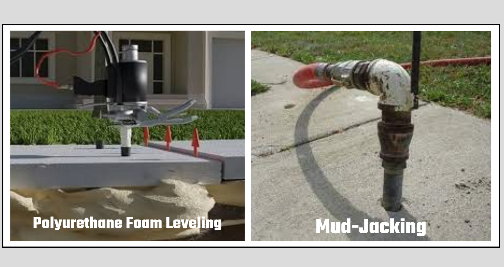 poly foam jacking v.s mudjacking