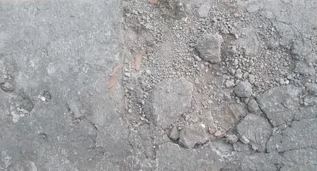 poor quality concrete mix