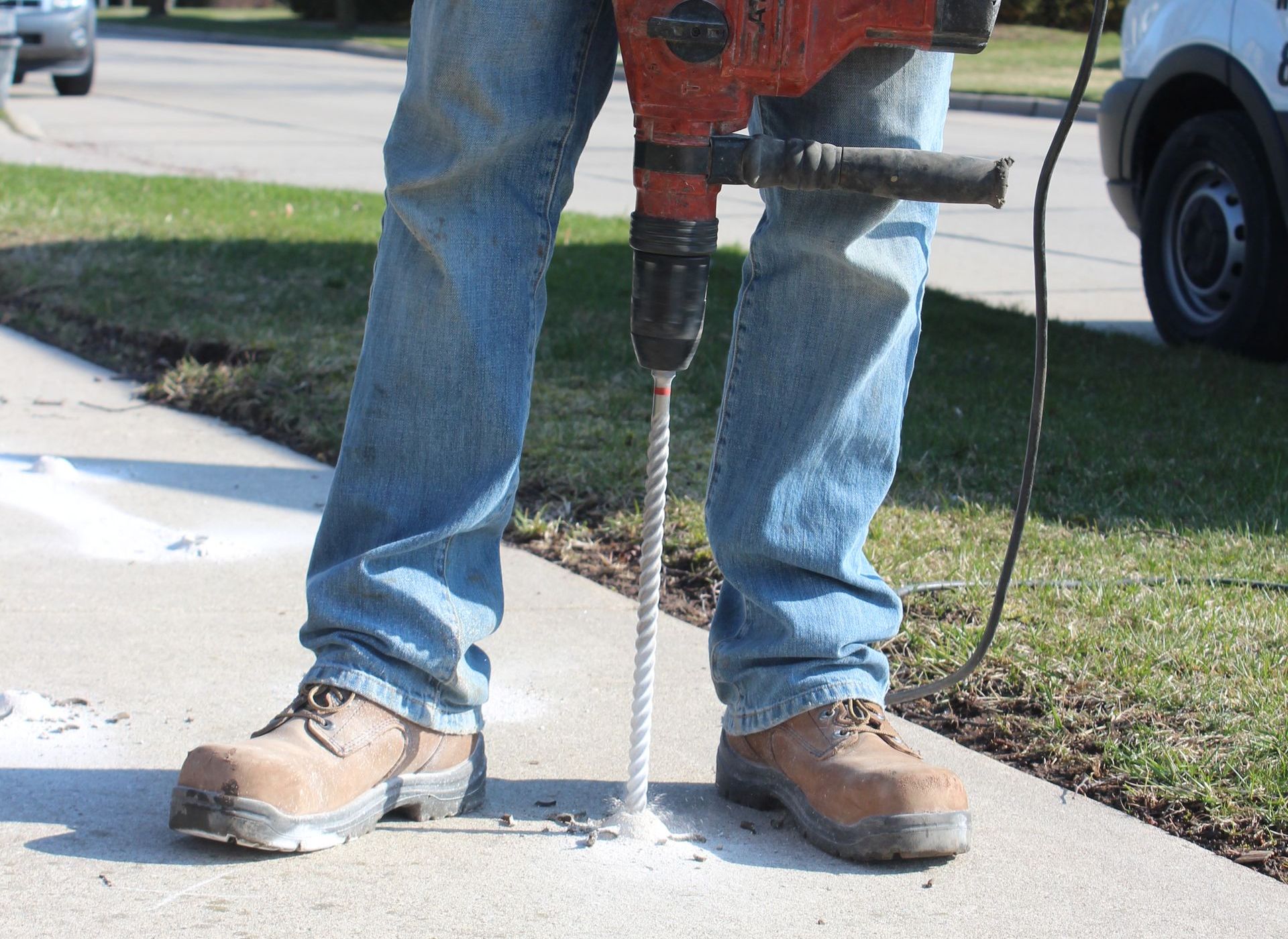 drilling injection holes