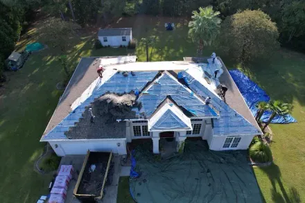 roof replacement project
