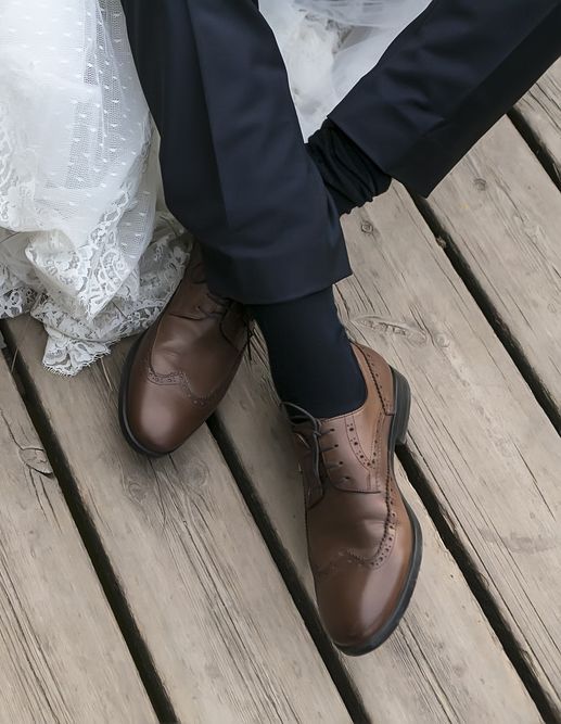 Groom Wedding Shoes — New Park Suit Hire & Menswear in Hermit Park, QLD