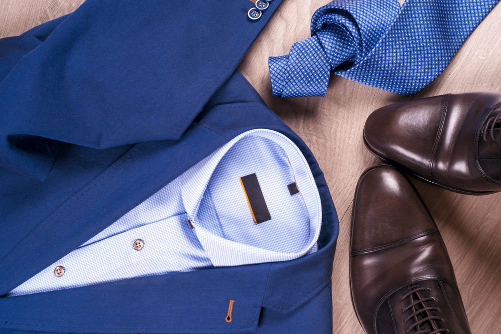 Business Attire with Brown Shoes — New Park Suit Hire & Menswear in Hermit Park, QLD