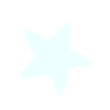 A light blue star on a white background.