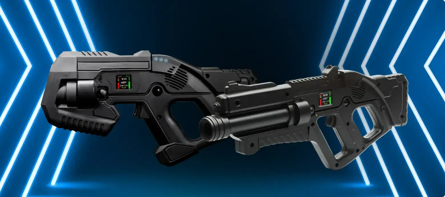 A laser tag gun