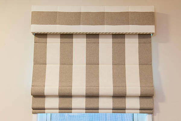 striped window shades
