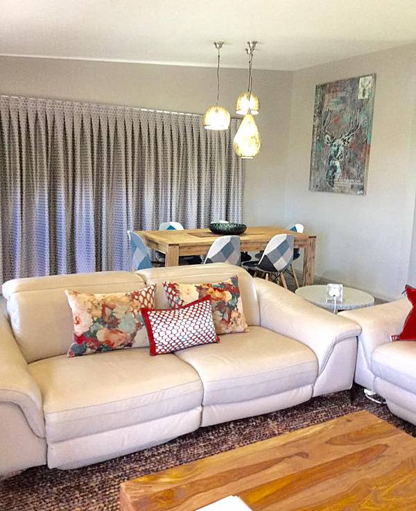 Scandinavian Style room with white furniture
