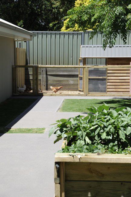 garden area in assisted living center