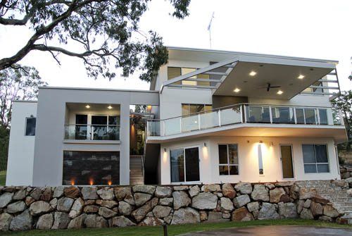 back of exterior of house