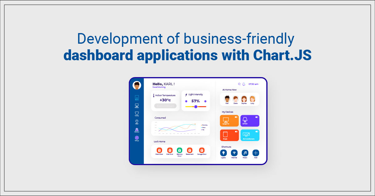 Development of business-friendly dashboard applications with Chart.JS