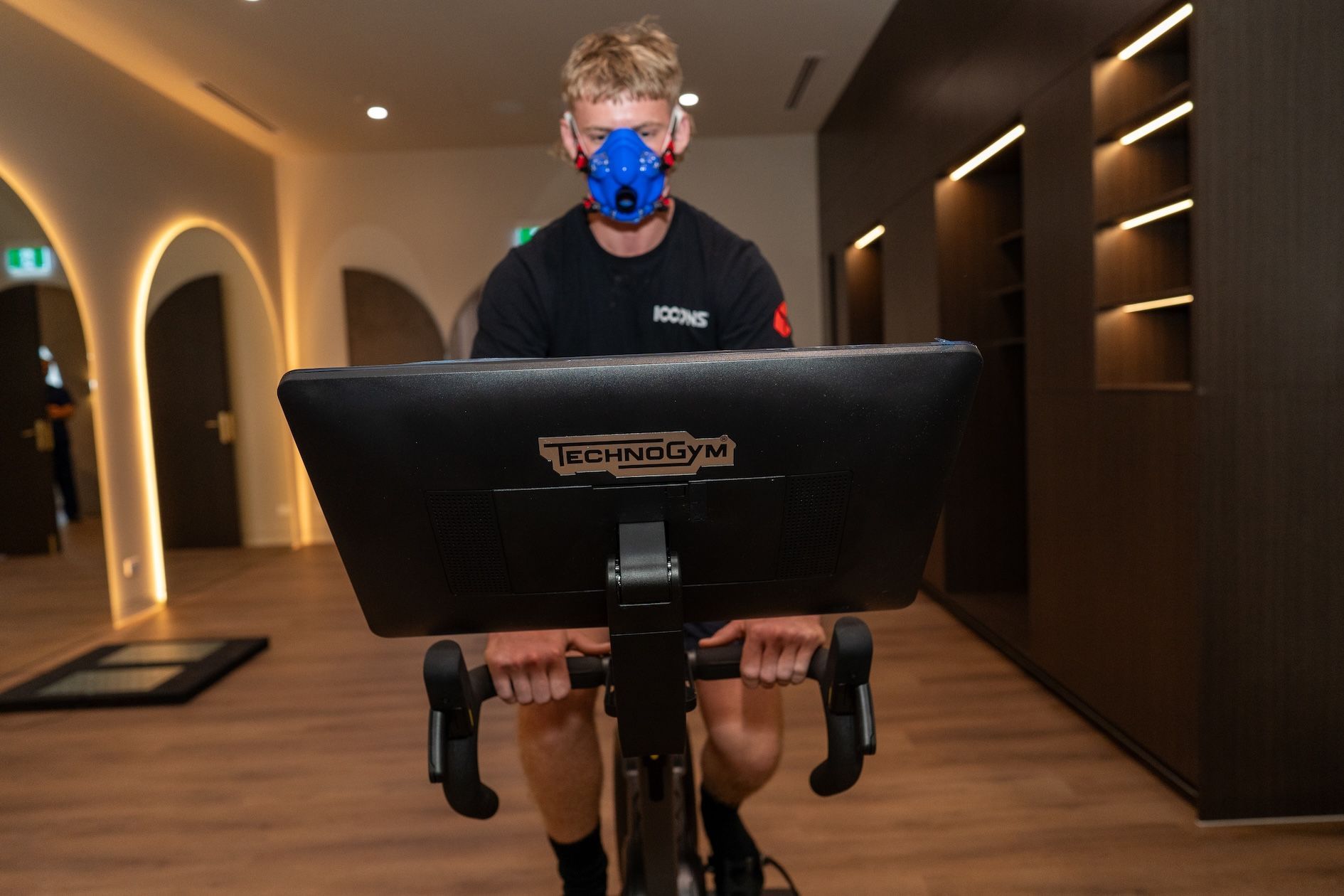A Man On Exercise Bike Using VO2 Max Testing — Bespoke Longevity and Aesthetic Medicine In Southport, QLD